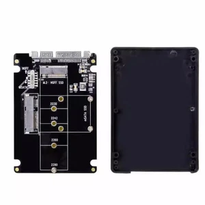 M.2 NGFF MSATA 2-in-1 to SATA Serial USB3.0 Adapter Cable SSD HDD Enclosure - Afbeelding 1 van 4
