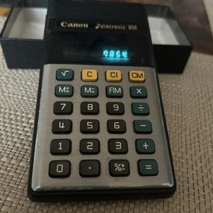 0852 Taschenrechner Canon Palmtronic 8M - Afbeelding 1 van 2