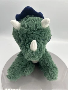 Peluche de dinosaurio Carter's Just One You verde/azul marino Triceratops Lovey - Imagen 1 de 7