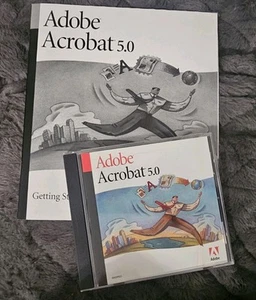Adobe Acrobat 5.0 CD Serial included NEW, Sealed - Picture 1 of 4