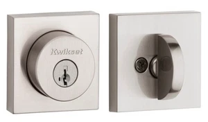Kwikset Halifax 158 cerrojo cuadrado (llave inteligente con llave de un lado) - Imagen 1 de 5