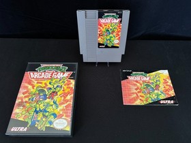 TMNT Teenage Mutant Ninja Turtles II the Arcade Game (NES) - with Manual + Case
