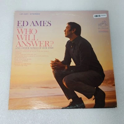 Ed Ames Who Will Answer LP Vinyl Album Record Pop - Image 1 of 4