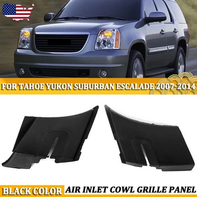 Windshield Wiper Cowl End Air Inlet Panel For Chevy Avalanche GMC Yukon 2007-14 Foto 1 de 4