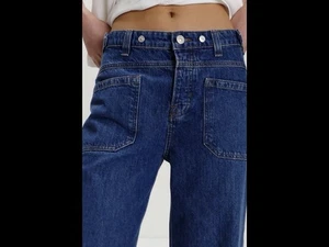 FREE PEOPLE We The Free Palmer Denim Jeans Tunnel Vision Wide Leg Größe 29 - Bild 1 von 17