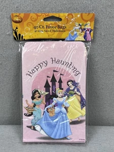 Disney Princess Princesses Halloween Haunting Treat Favor Bags 1 Pack 40 Count - Picture 1 of 3