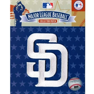 San Diego Padres Team Sleeve 'SD' White Letter Logo Hat Jersey Sleeve MLB Patch - Picture 1 of 1