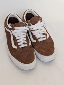 Vans Old Skool Low HEIQ Eco Dry rostbraun Wildleder Herren Größe US 8,5 W 10 EUC - Bild 1 von 8