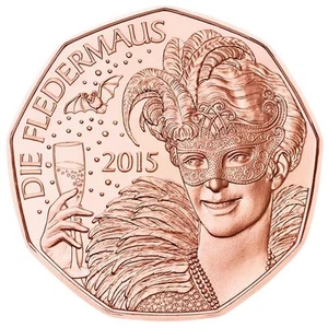 Austria 2015 FDC Neujahr 2015 Der Fledermaus - Picture 1 of 2