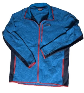 Patagonia Performance Better Sweater Fleece Jacket Sz XXL Blue/Red - Picture 1 of 10