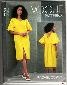 Vogue V1798 Misses 16 - 24 Rachel Comey Vestido de Cambio SIN CORTAR Patrón de Costura - Imagen 1 de 2