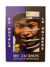 BO JACKSON 1990 AAMER SPORTS BB FB ROYALS RAIDERS