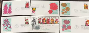 US FDC # 2829-2833,+ 2833a 29c Garden Flowers 6 FDC's ARTMASTER Perfect!!! - Picture 1 of 7