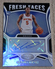 Immanuel Quickley RC Rookie Auto 2020-21 Certified Fresh Faces Signatures #25