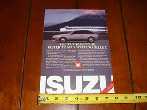 1986 ISUZU IMPULSE JAPAN KUGELZUG ORIGINAL AD - Bild 1 von 12
