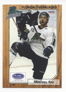 2008-09 Florida Everblades (ECHL) Mathieu Roy (Glasgow Clan)