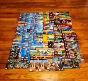 Huge LEGO Instruction Manual Lot 17+ lbs CHIMA CITY MARVEL NINJAGO VOLTRON ETC.. - Picture 1 of 5