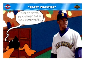 1992 Upper Deck Looney Tunes ⚾ Card #50 🔥 Batty Practice 🔥Ken Griffey Jr. - Picture 1 of 2