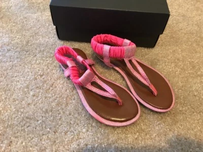 Kenneth Cole Reaction River Float 女孩粉色凉鞋 10M 码 — 第 1/3 张图片