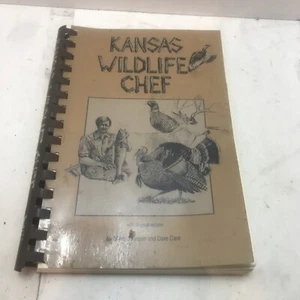 Vintage Cookbook Kansas Wildlife Chef Marie Johnson Dave Case 1985 Spiral Hunter - Photo 1/5