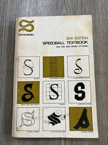 Speedball Textbook For Pen and Brush Lettering 20th Edition 1972 - Picture 1 of 5