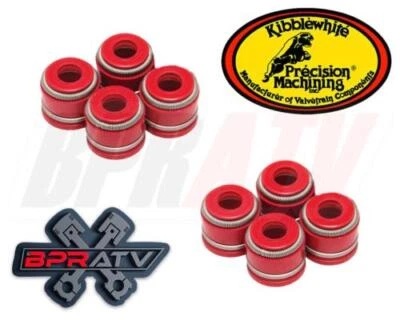 Kawasaki Brute Force 750 Kibblewhite Red Viton Valve Stem Guide Seals Seal Set 8 - Image 1 of 4
