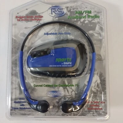 NEW GPX RS Sports AM/FM Armband Radio Headphones A2098RS - Image 1 of 2