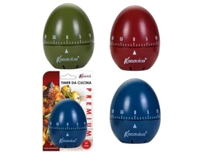 TIMER CUCINA MECCCANICO CONTAMINUTI CONTA MINUTI PREMIUM KASAVIVA PZ 1 ASSORTITO - Foto 1 di 1