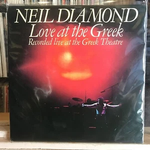 [ROCK/POP]~EXC 2 DOUBLE LP~NEIL DIAMOND~Love At The Greek~[OG 1977~CBS~Issue] - Picture 1 of 9