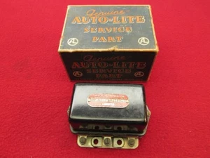 NOS 1938 1939 DODGE PLYMOUTH TRUCK VOLTAGE REGULATOR AUTO LITE VRP 4001E - Picture 1 of 10