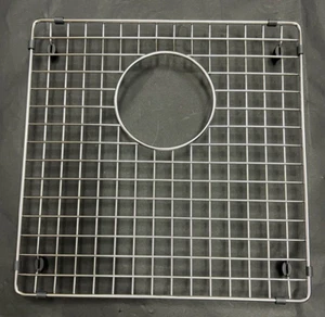 Rejilla inferior de acero inoxidable Blanco 223-200 para fregaderos de barra de precisión de 17 - Imagen 1 de 12