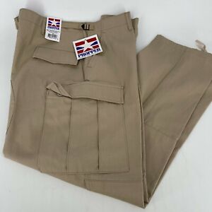 Propper BDU Military Combat Tan Trousers Pants Button Fly XXL WAIST 43-47 NWT
