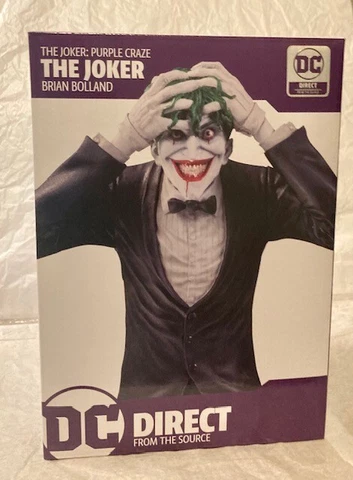 DC Direct - The Joker: Purple Craze - Brian Bolland Statue - Free Shippping Cover