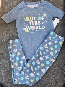Girls Size 6X "OUT OF THIS WORLD" 2pc Short Sleeve Pajama Set Brand New  - Picture 1 of 3