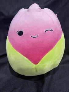 Squishmallows Bridgie The Tulip 8 inch Plush Toy - Pink - Picture 1 of 3