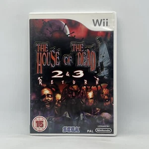 The House of The Dead 2 3 Return Horror Nintendo Wii Video Game Free Post PAL - Picture 1 of 5