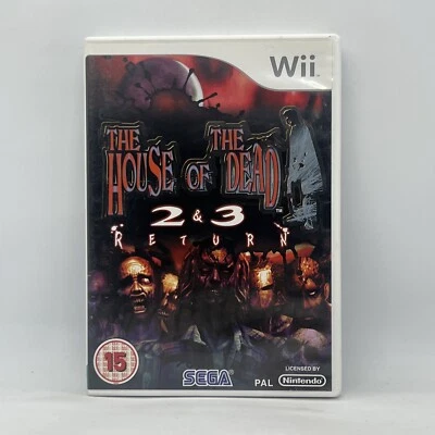 The House of The Dead 2 3 Return Horror Nintendo Wii Video Game Free Post PAL - Image 1 of 4