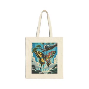 Eco-Friendly Cotton Tote Bag – Strength and Hope Quote, Available in 2 colors - Picture 1 of 13