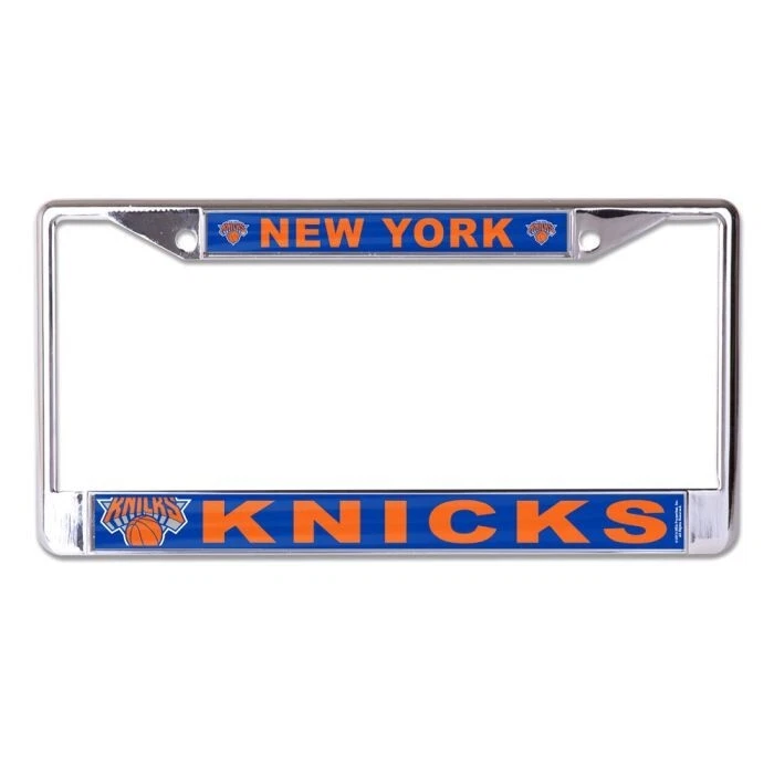 NEW YORK KNICKS MEGA LOGO CROMO MATRÍCULA MARCO GRÁFICOS DE ALTA CALIDAD Foto 1 de 1