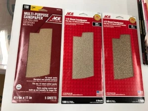 1/2 foglio CARTA VETRATA MULTIUSO GRANIGLIE ASSORTITE 15 fogli 4 1/2" x 11" - Foto 1 di 6