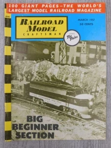 Railroad Model Craftsman FEB 1957 Vol. 25 No. 10 Trains Mancave Vintage Magazine - Picture 1 of 4