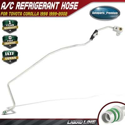 A/C Liquid Line Assembly w/o Orifice Tube for Toyota Corolla 1998-2002 L4 1.8L - Image 1 of 4