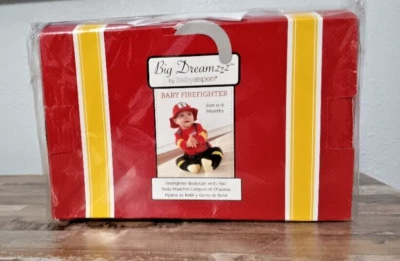 Big Dreamzzz by Babyaspen Baby Firefighter Costume Size 0-6 Months - Image 1 of 4