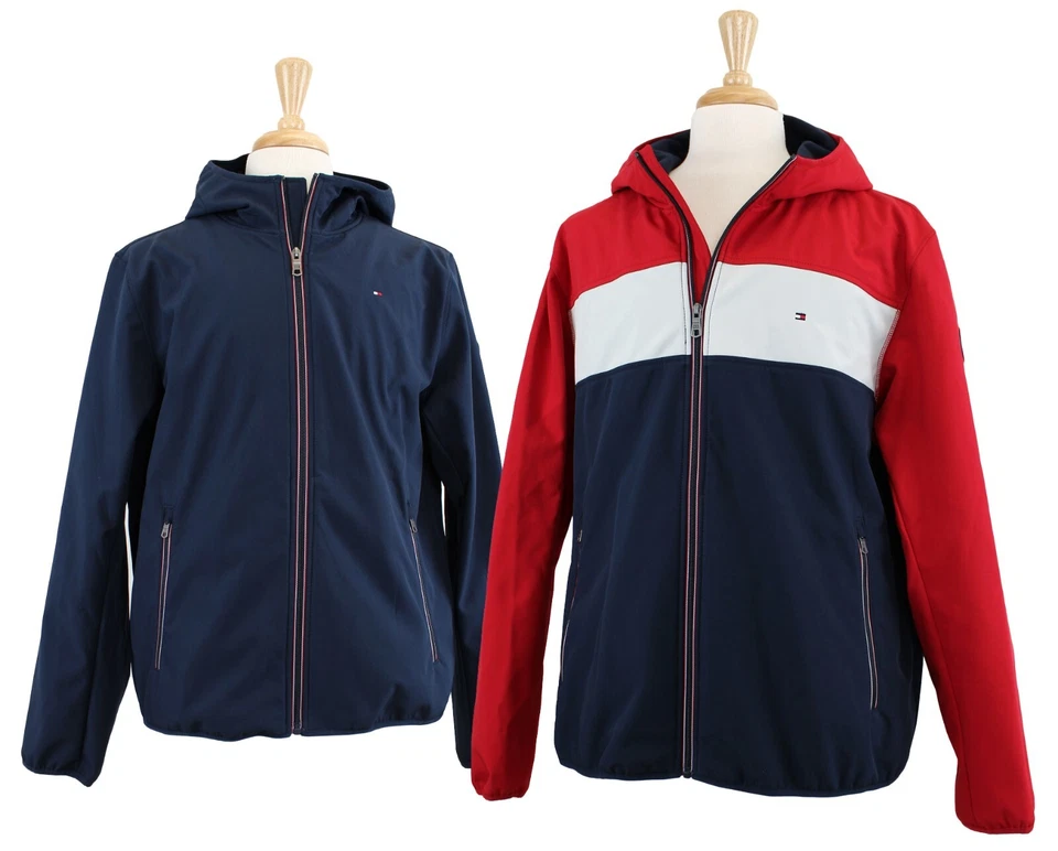 Tommy Hilfiger Men's Hoodie Jacket, Soft Shell, Water & Wind Resistant MSRP $160 - Image 1 of 4