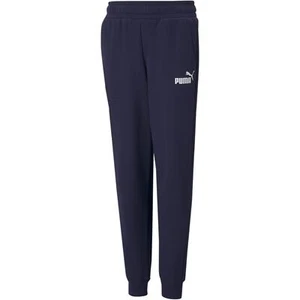 Puma Kids Essentials Logo Trousers Bottoms Pants Fl Cl B Joggers Sweatpants - Picture 1 of 2