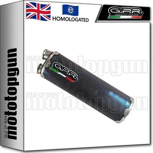 GPR EXHAUST HOMOLOGATED DUAL IMPACT ZERO POPPY SUZUKI V-STROM 1050 XT 2020 20 - Picture 1 of 2