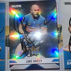 Luke Bailey Signed 2013 Elite NRL card Gold Coast Titans - Picture 1 of 1