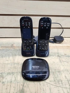 2X Logitech Harmony Touch N-R0007 Remote Control & Hub 815-000118 - Black - Imagen 1 de 9