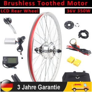 E Bike Conversion Kit 36v?350w 28 Inch Rear Wheel Hub Motor?Lcd?Motor Umr??stungs kit - Picture 1 of 15