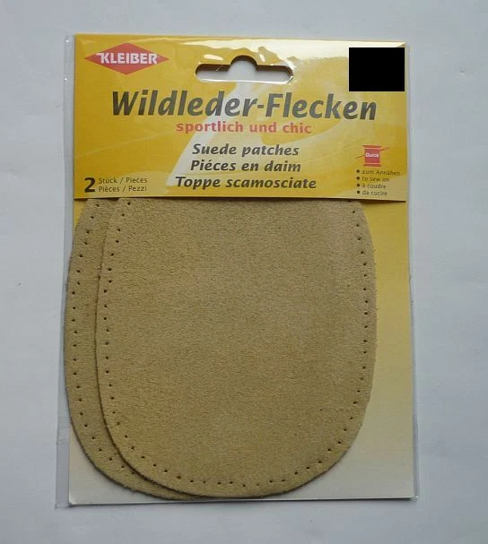 Kleiber Wildleder-Flecken oval zum annähen beige  05 855-05 - Bild 1 von 1